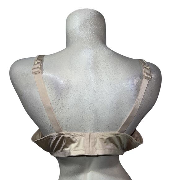 PLAYTEX Secrets Beautiful Lift Embroidered Underwire Bra Sz 44DD Beige/Nude - Picture 5 of 6